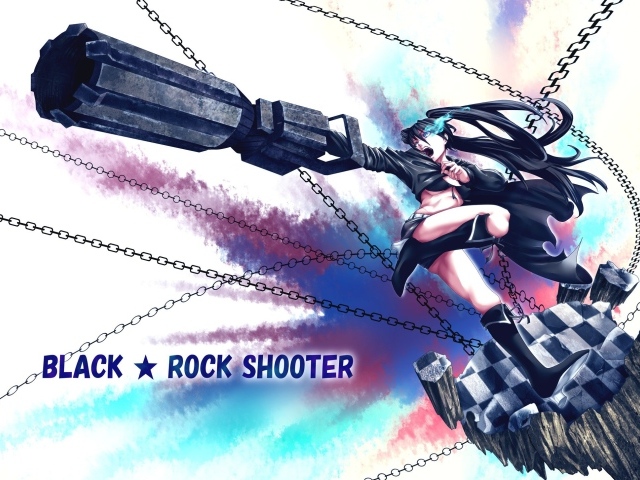 Японское аниме Black Rock Shooter