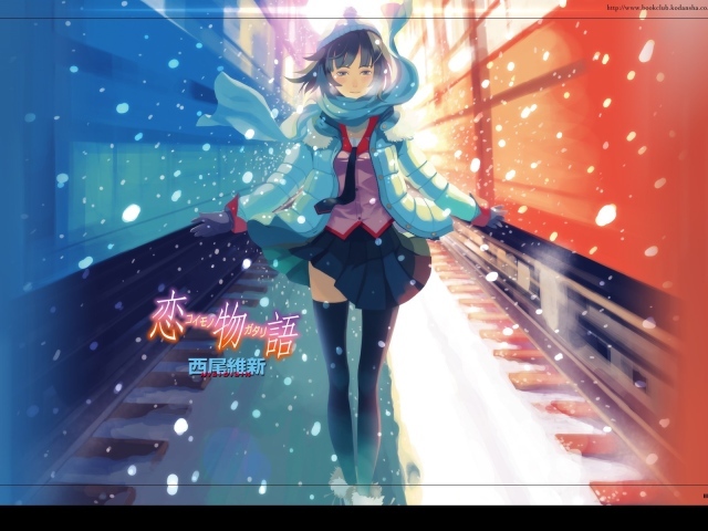 Японский сериал аниме Monogatari Series