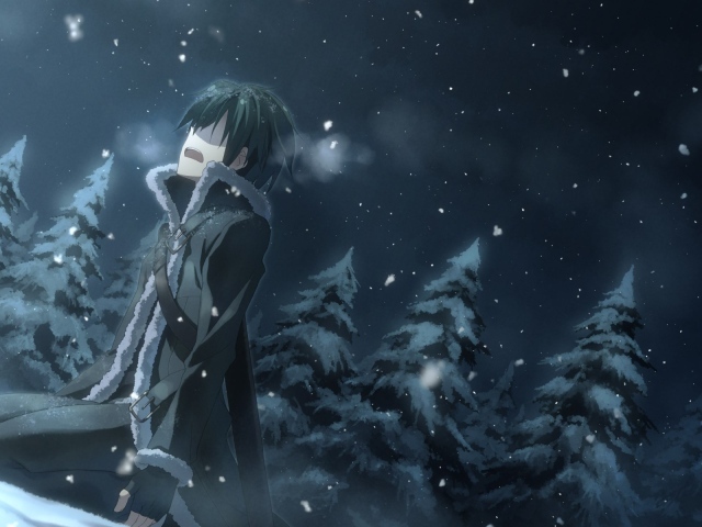 Одинокий герой аниме Sword Art Online