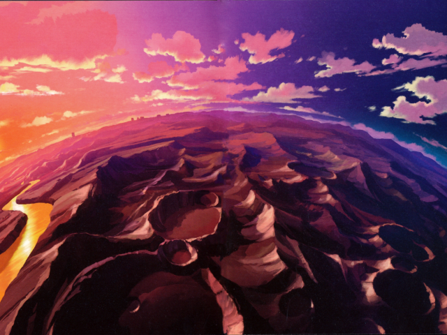 Планета в аниме Тэнгэн Топпа Гуррен-Лаганн