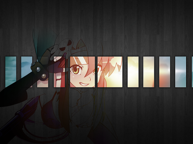 Аниме Тэнгэн Топпа Гуррен-Лаганн, серый фон