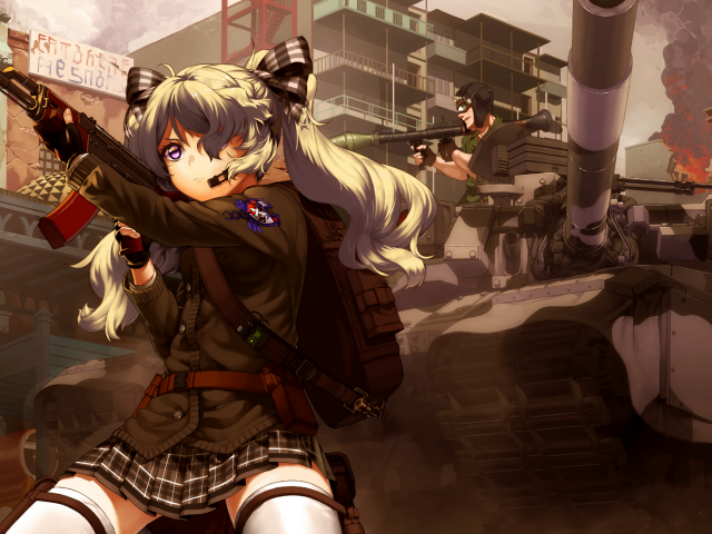 Война в мире аниме