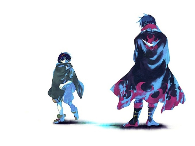 Два персонажа аниме Гуррен-Лаганн