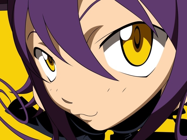 Желтоглазая героиня аниме Soul Eater