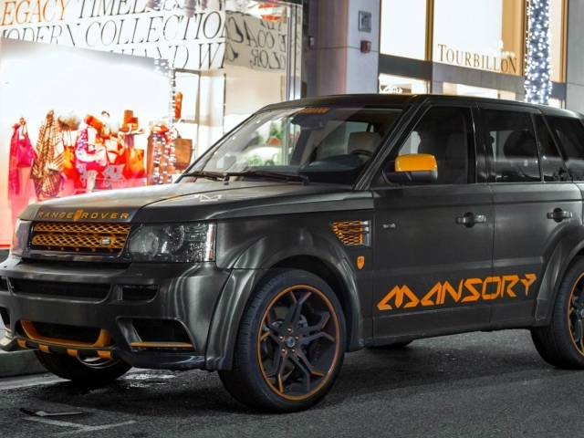 Черный Range Rover Sport by Mansory