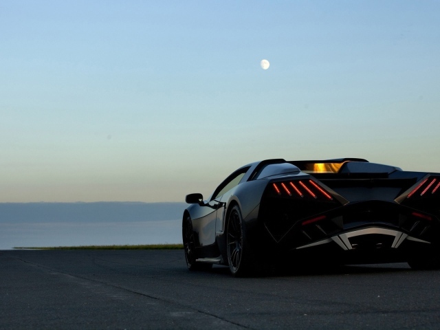 Черный автомобиль Arrinera Hussarya