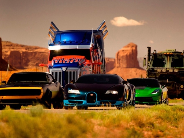 Автомобили из фильма Трансформеры