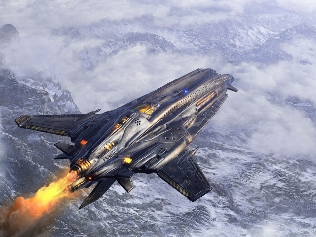 Фантастический военный самолет