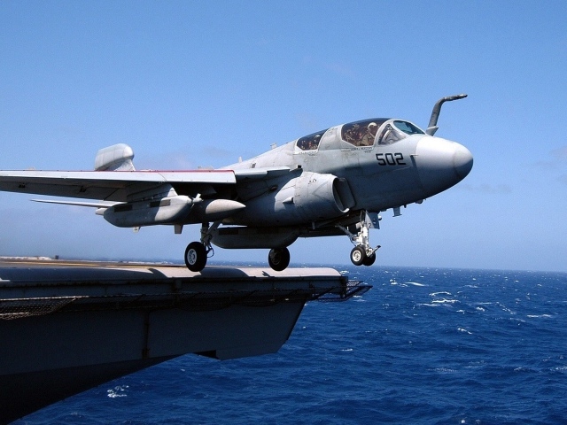 Истребитель оторвал колеса от авианосца