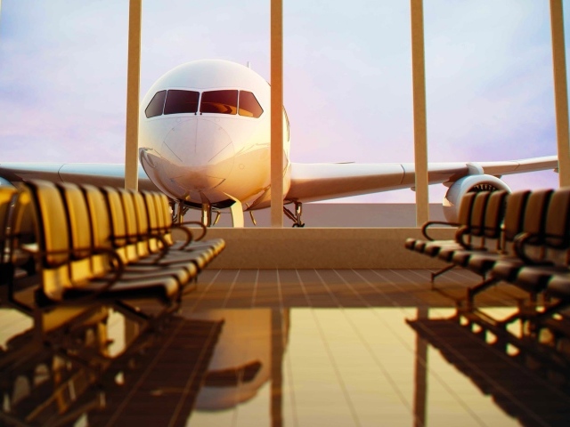 Зал ожидания в аэропорту