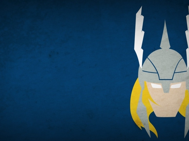 Синий фон с Тором