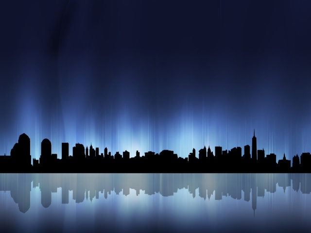 Огни большого города, фон