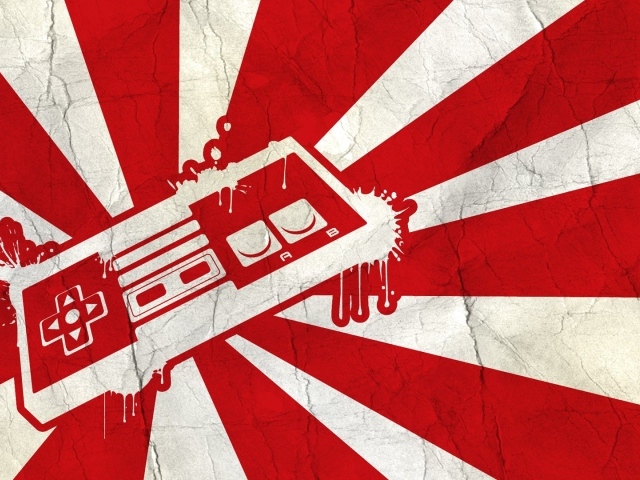 Пульт от видео приставки, фон