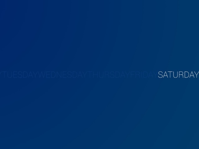 День недели суббота