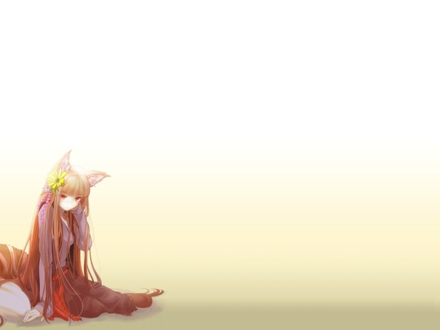 Девушка с хвостом, аниме Волчица и пряности