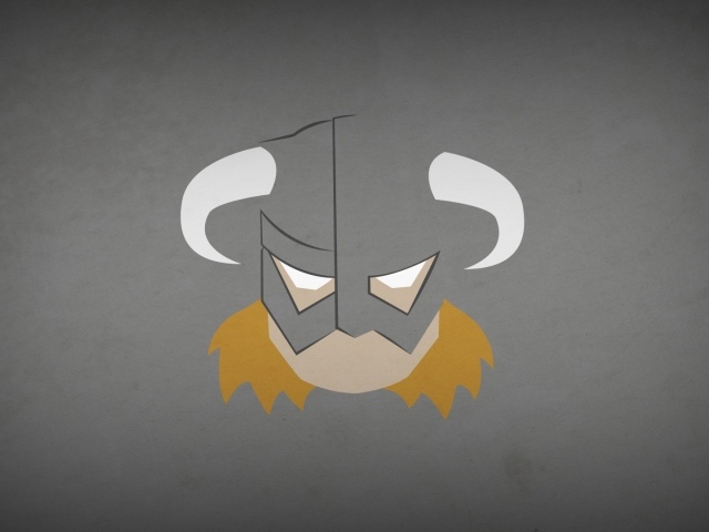 Серый фон The Elder Scrolls V Skyrim