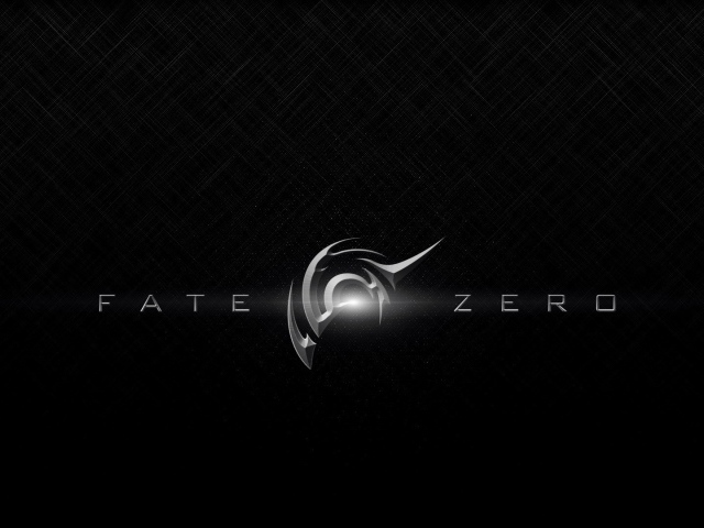 Серые буквы, аниме Fate-Zero