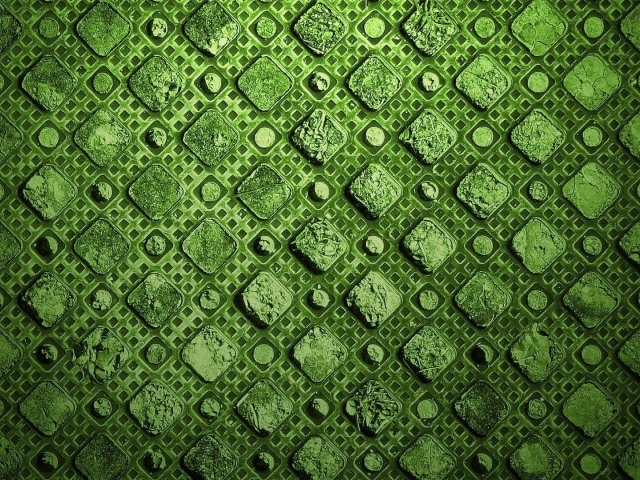 Зеленый орнамент, фон