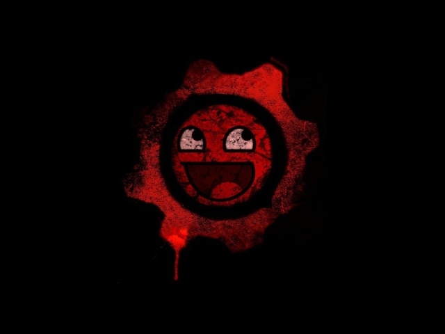 Пакман в стиле игры Gears of War