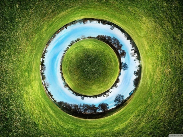 Панорамная сфера, фон