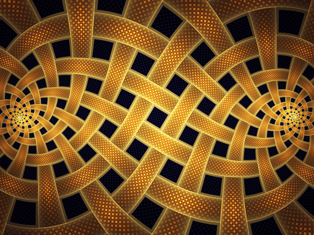 Спирали и фракталы, фон