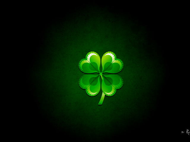 День Святого Патрика, зеленый фон