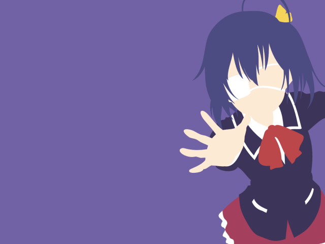 Мир аниме, сиреневый фон