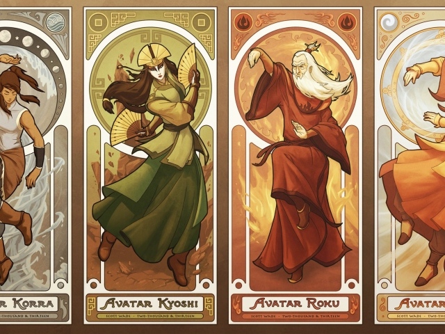 Аватары из мультфильма Легенда о Корре