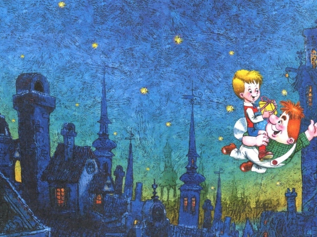 Мультфильм Малыш и Карлсон