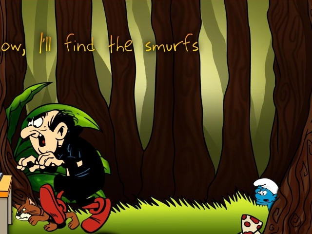 Сейчас мы найдем Смурфиков