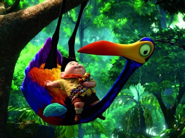 Скаут на птице, мультфильм