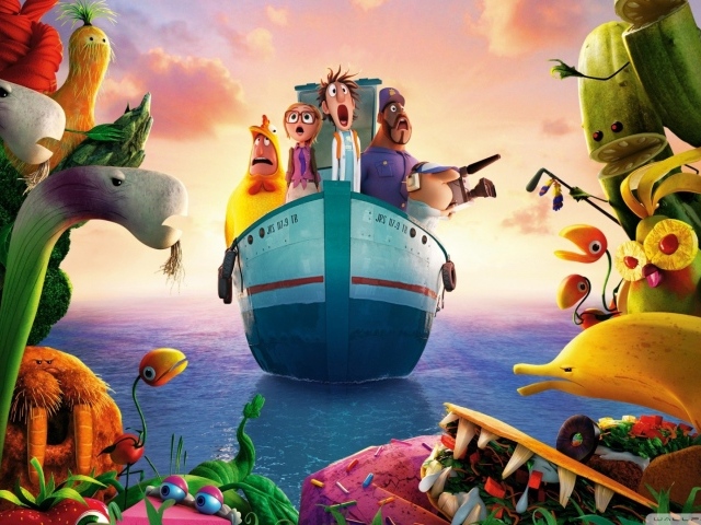 Путешественники прибыли в экзотическую страну, мультфильм