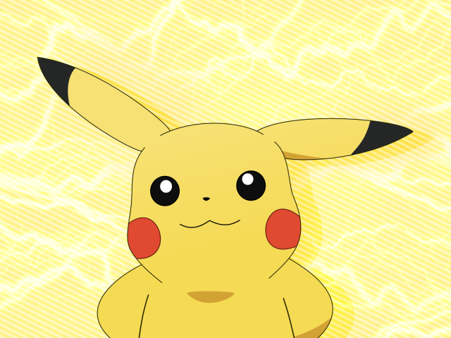 Желтый покемон Пикачу