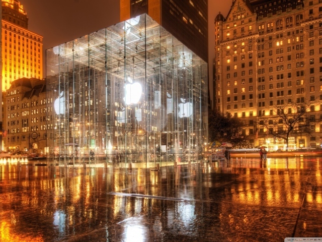 Магазин Эппл в Нью-Йорке