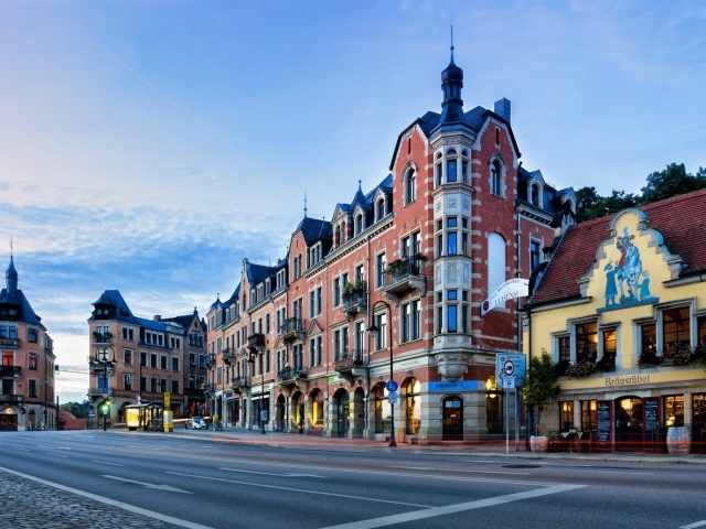 Площадь в Дрездене, Германия