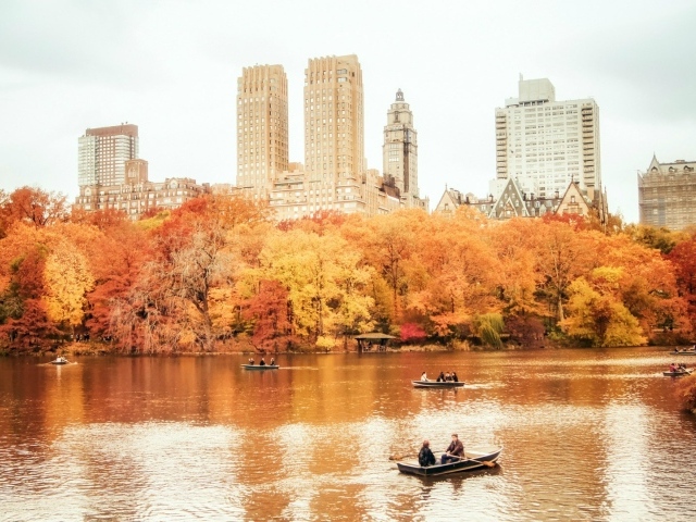 Осенний Центральный парк, Нью-Йорк