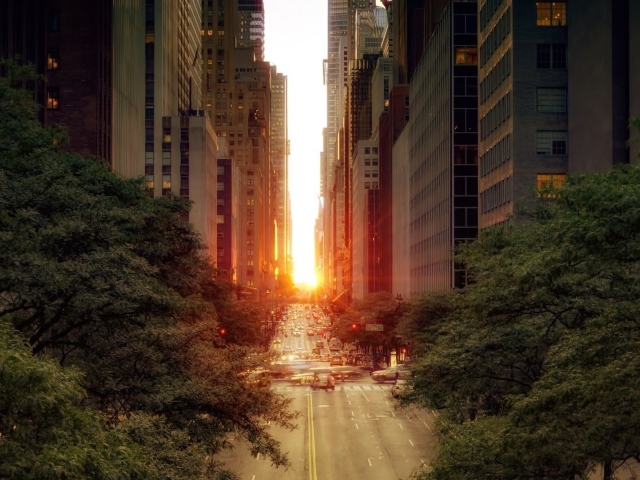 Деловой центр США город Нью-Йорк