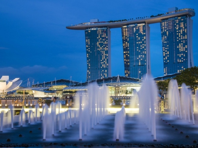 Фонтаны в Сингапуре