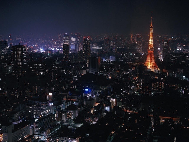 Ночь в Токио Япония