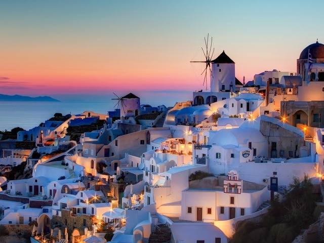 Ойя. Остров Санторини, Греция