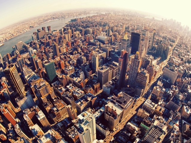 Панорама города Нью-Йорк