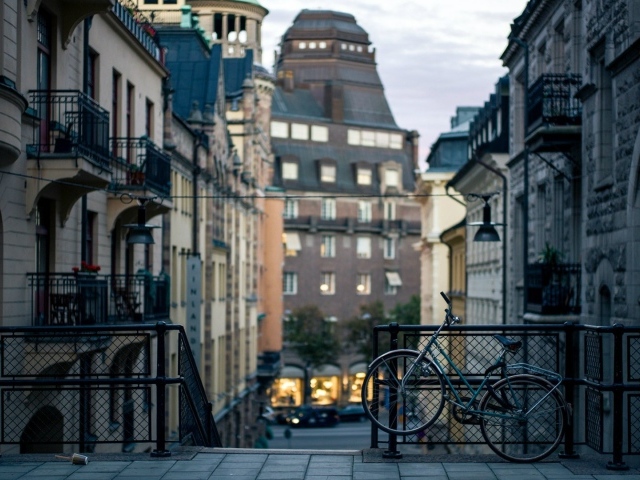 Улица в городе Стокгольм, Швеция