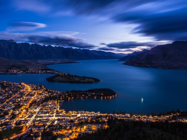 Городок в Новой Зеландии