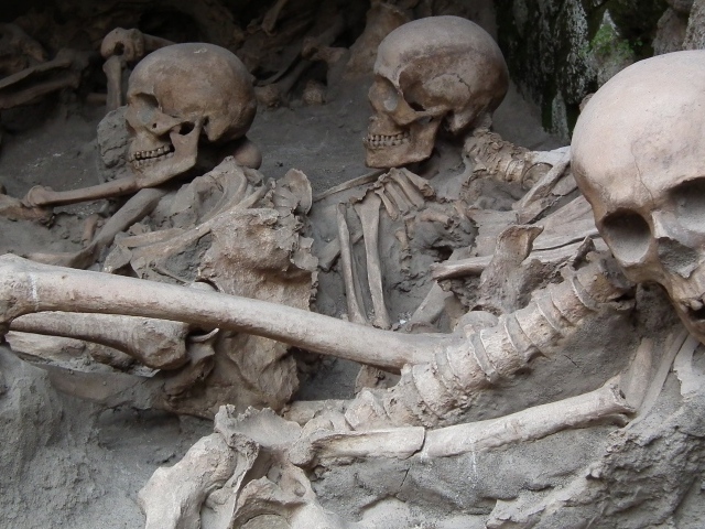 Археологические раскопки древнего захоронения