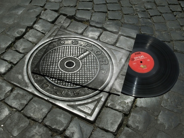 Маскировка конверта для пластинки