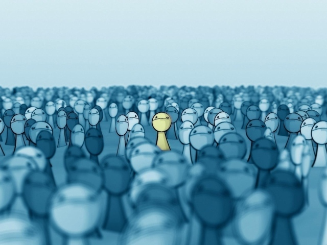 Один среди толпы