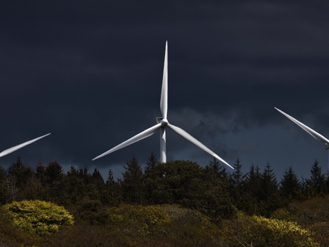 Лопасти ветряной электростанции