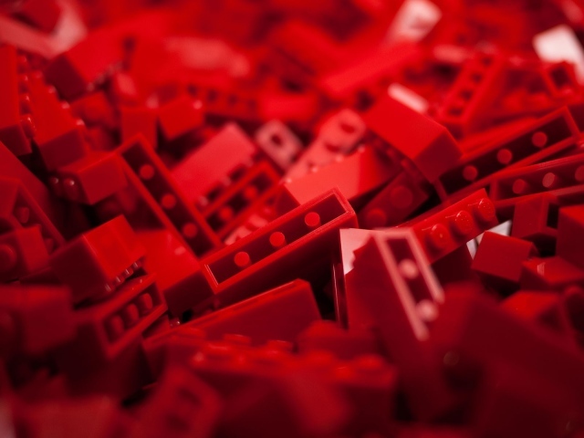 Красные части ЛЕГО