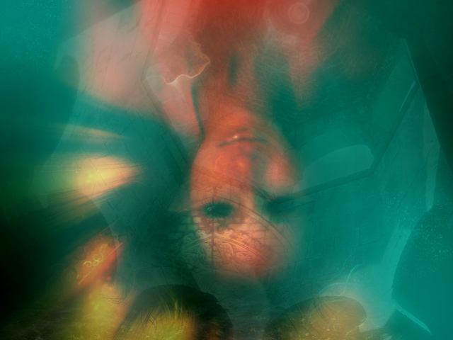 Отражение девушки