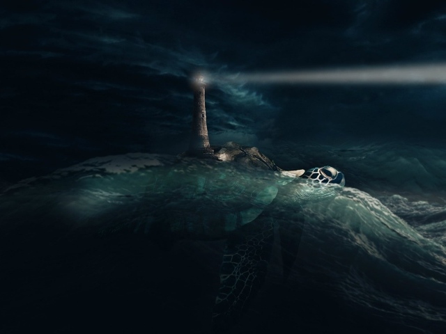 Луч маяка в ночи